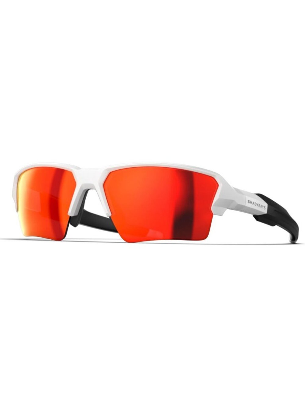 Sporty Semi-Rimless Polarized Sunglasses for Men - UV Protection & Stylish